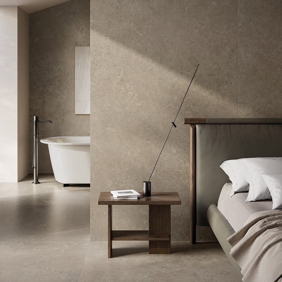 Japandi badkamer en suite